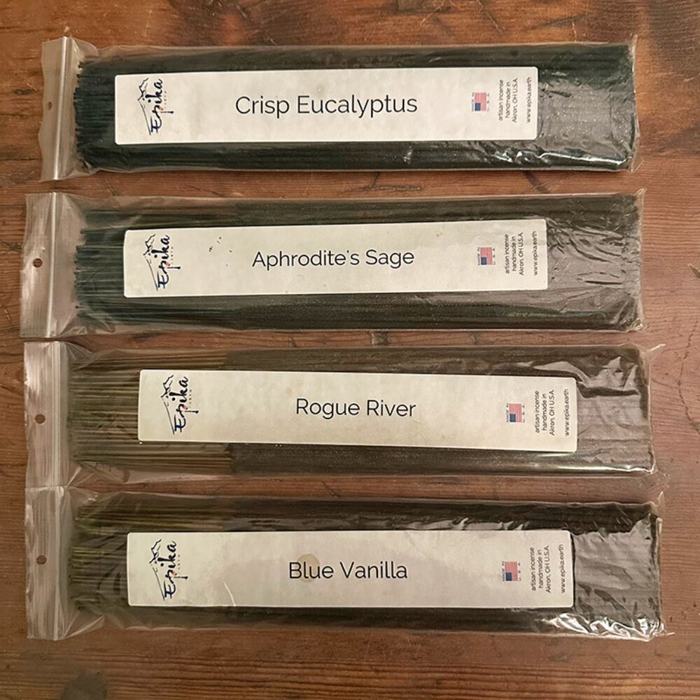 EpikaEarth Artisan Handcradted Incense Set of 4 NWT - Picture 4 of 4